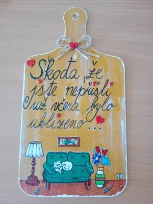 Prkénko závěsná dekorace