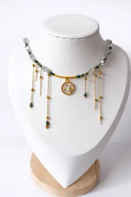 Náhrdelník Kozoroh Emerald – znamení zvěrokruhu, m
