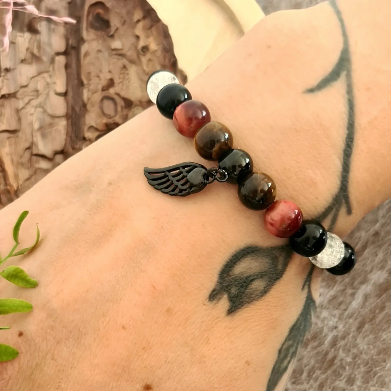 Náramek - Třešňové tygří oko, Tygří oko 4