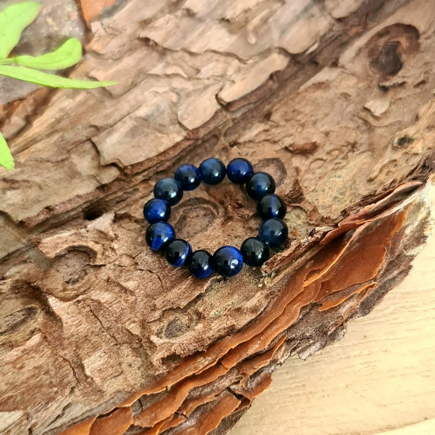 Prstýnek - Modré tygří oko 1